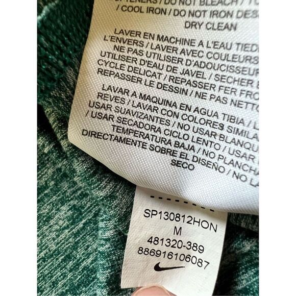 Nike Blue Green Elements Dri Fit Running Long Sleeve 1/4 Zip Top Medium - Picture 6 of 7